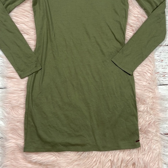 NWT n:PHILANTROPHY Francis Tee Dress Olive Green - Picture 7 of 9